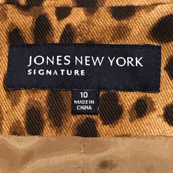 Vintage Jones New York Cheetah Print Blazer - Picture 3 of 4